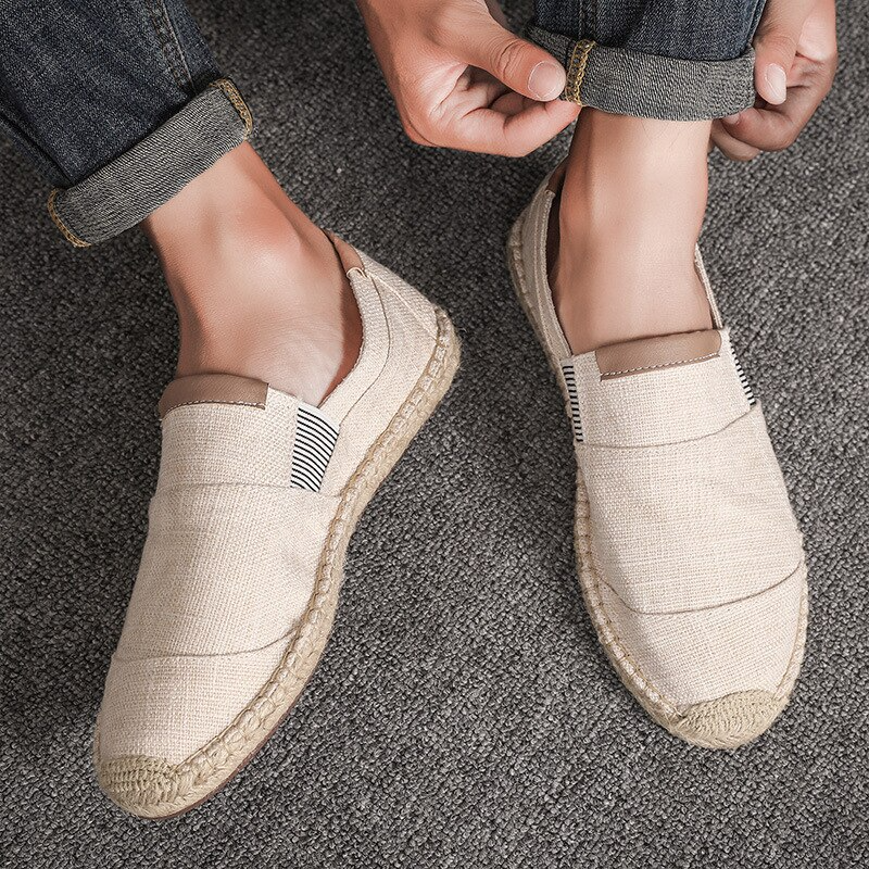 Devin - casual ademende espadrille voor heren