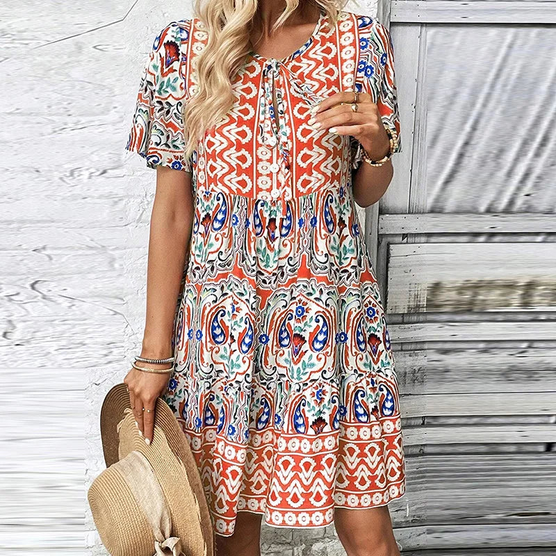 Ariadne - Summer dress with print