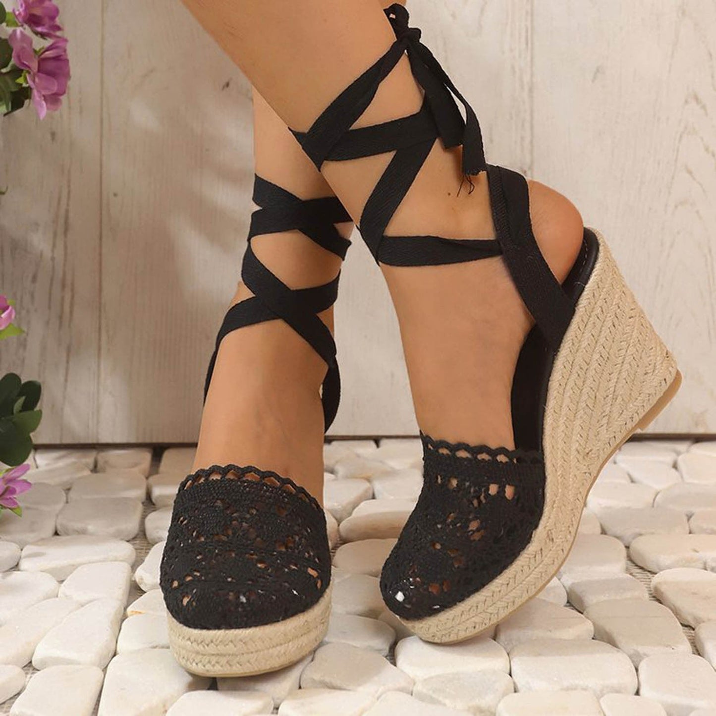 Elizabeth - Wedge Heel Sandals