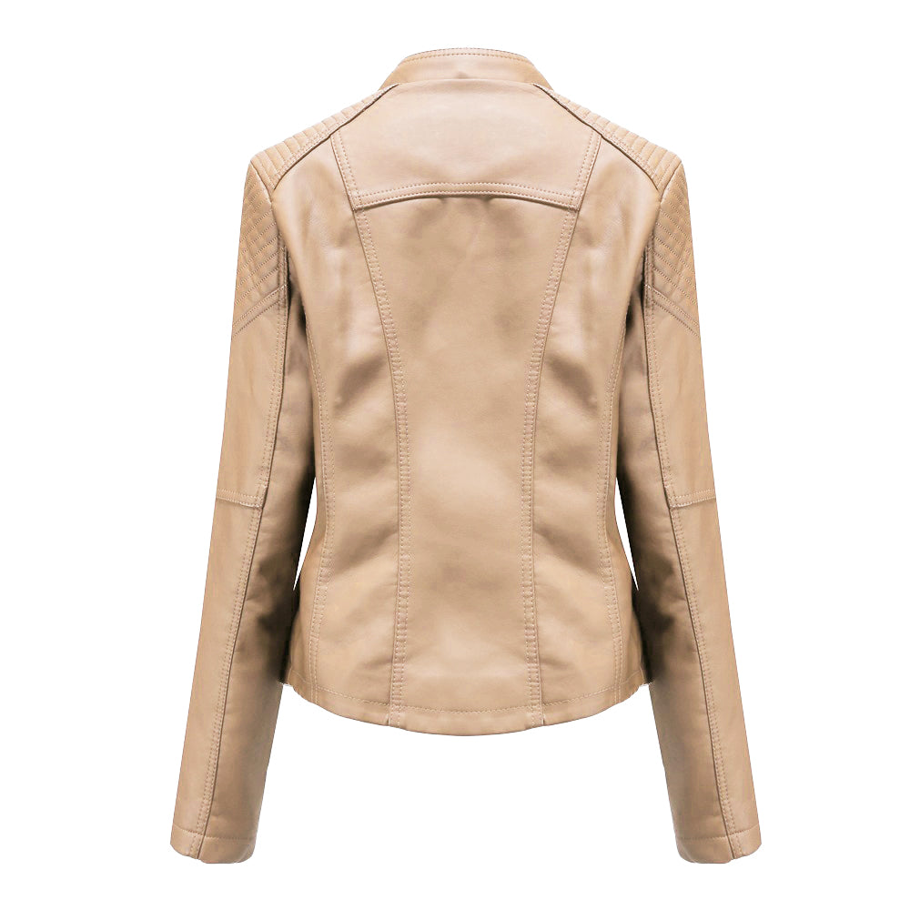 Lana - Stylish and timeless women's leather jacket