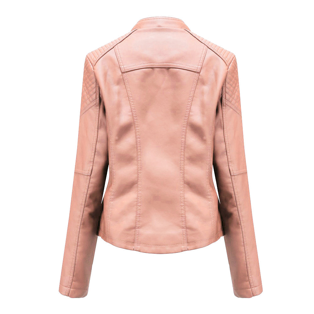 Lana - Stylish and timeless women's leather jacket