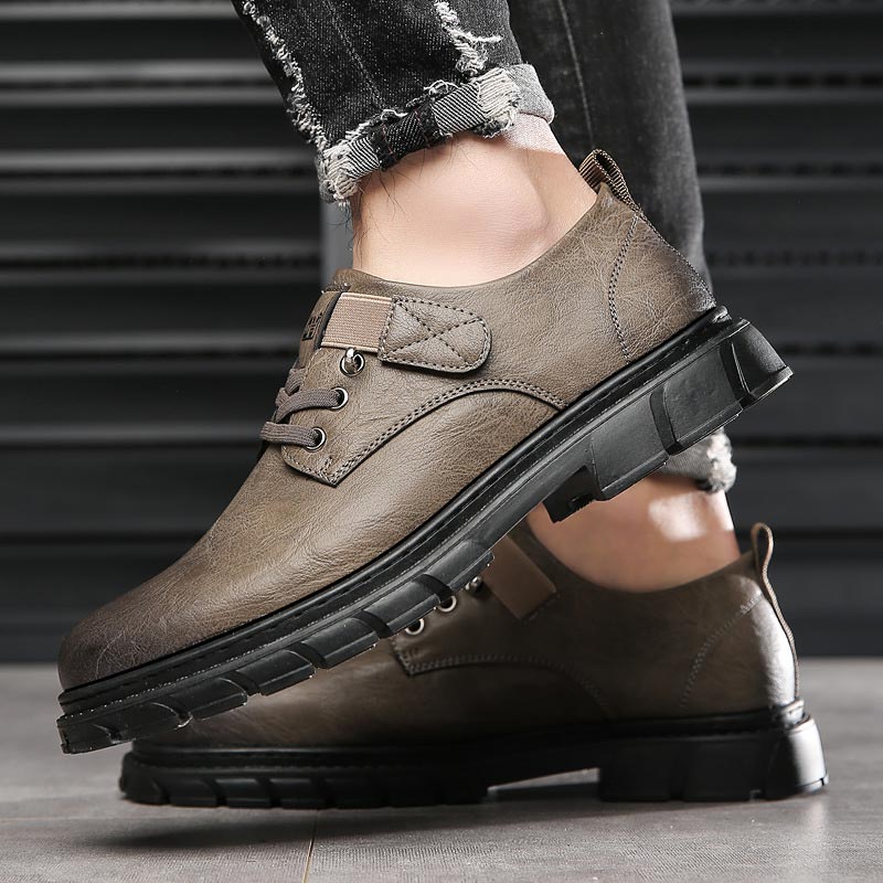 Vardy | Leather Cargo Shoes