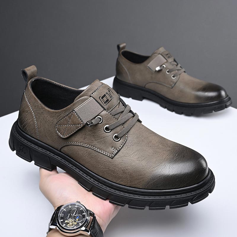 Vardy | Leather Cargo Shoes