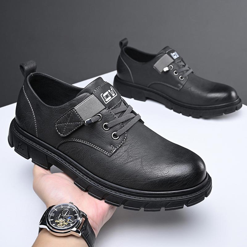 Vardy | Leather Cargo Shoes