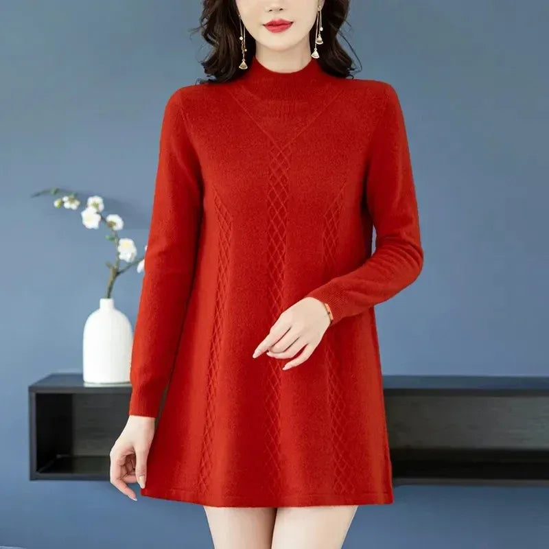 Fiona - Knitted winter dress