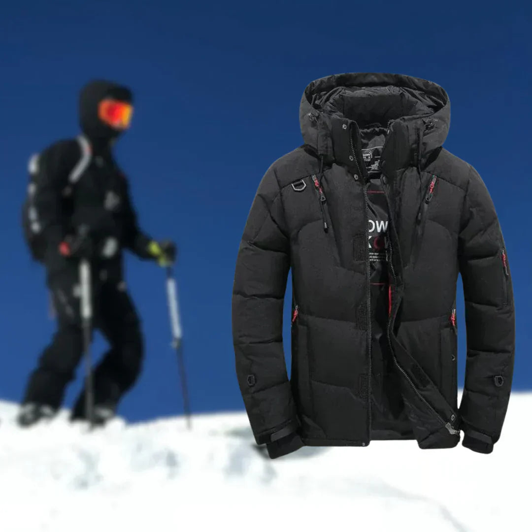 Joost - Veste d'hiver de haute qualité avec capuche amovible