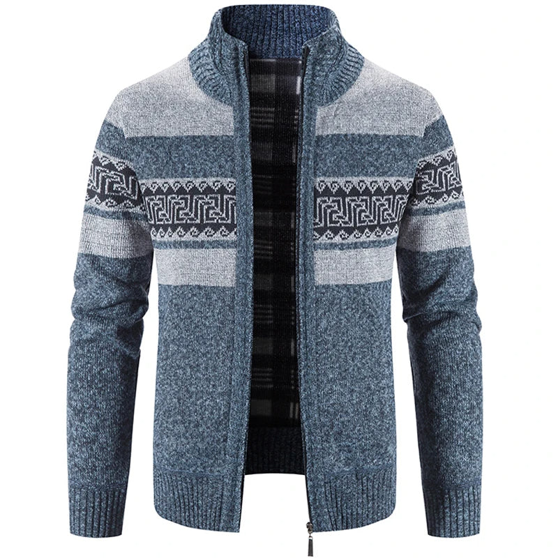 Gilet Victor Autumn Breeze - Tricoté pour un look d'hiver frais