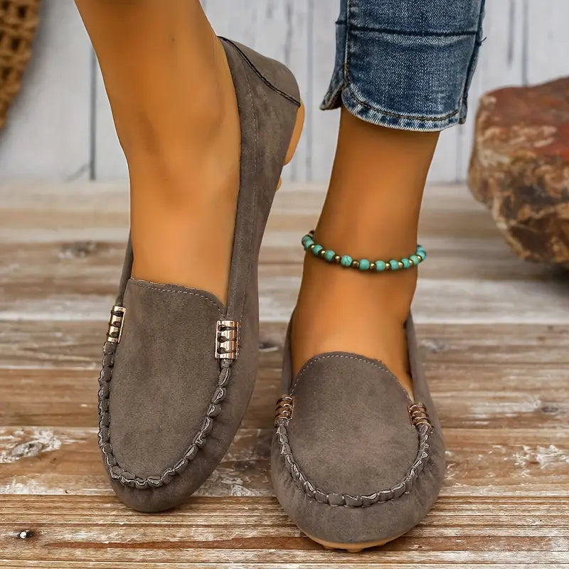 Georgia - Casual flat shoes to slide into