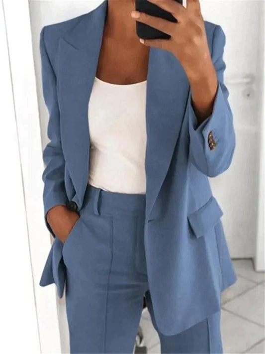 Kelly - Ensemble Business Élégant [Blazer + Pantalon]