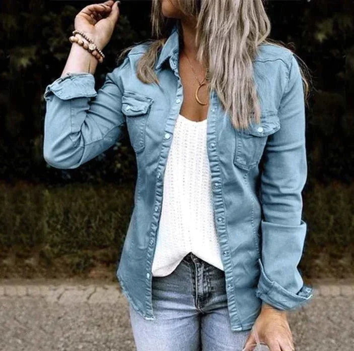 Nova - casual denim soft jacket