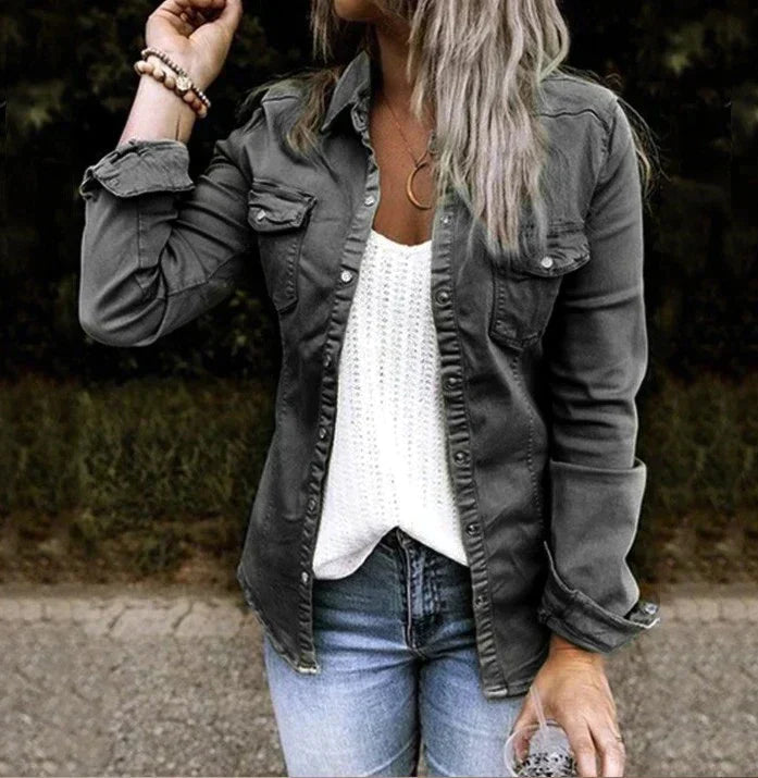 Nova - casual denim soft jacket