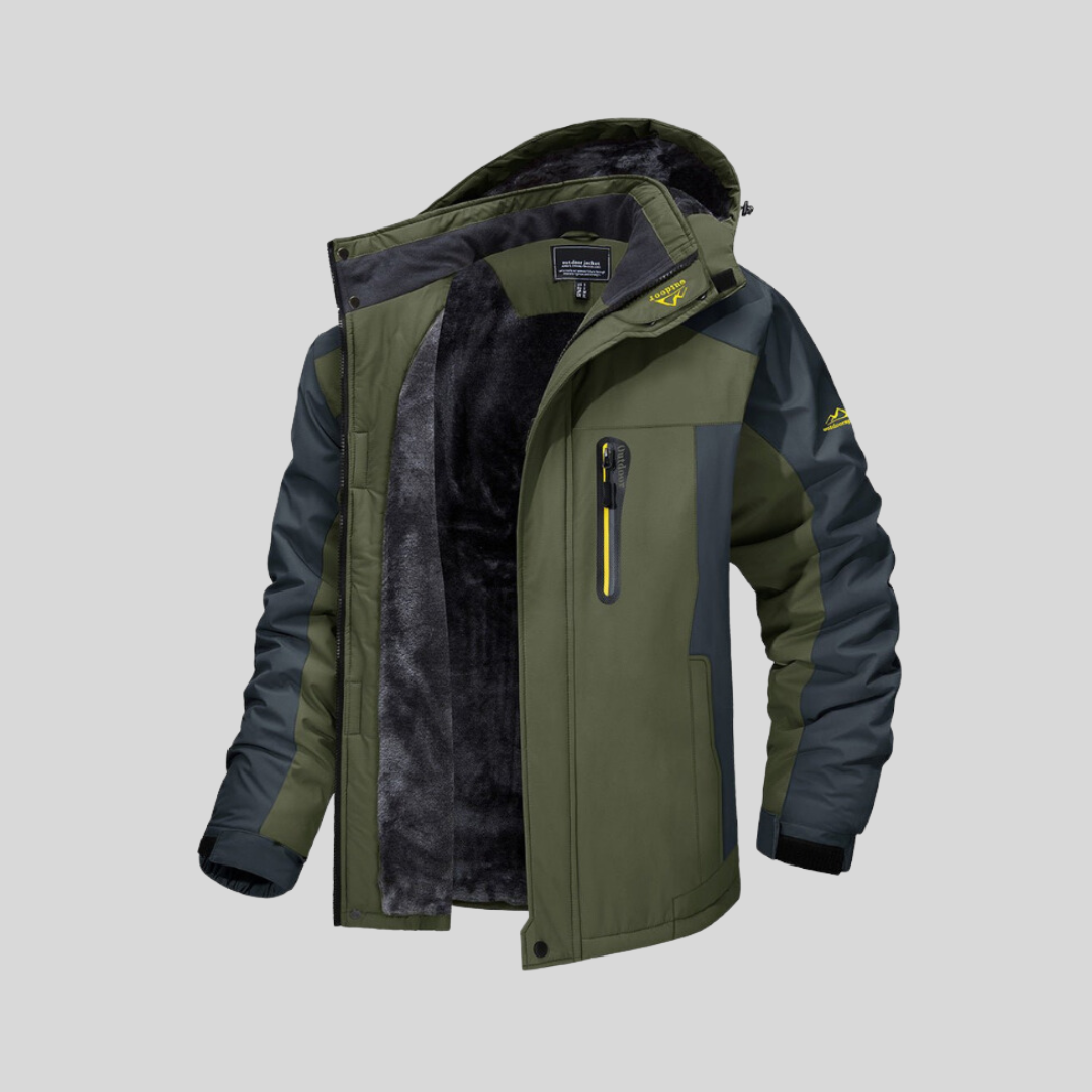 Winterjas | Technische heren winterjas met fleece voering