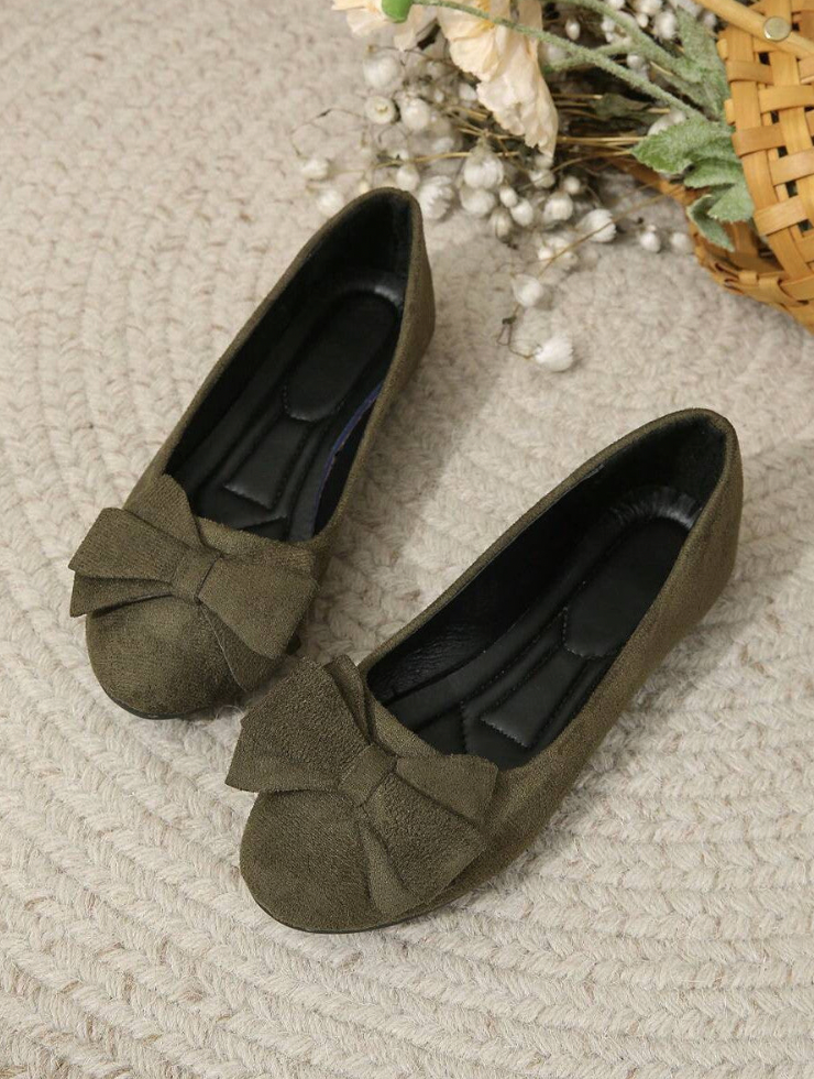 Daisy - Orthopedic flat shoes with bow