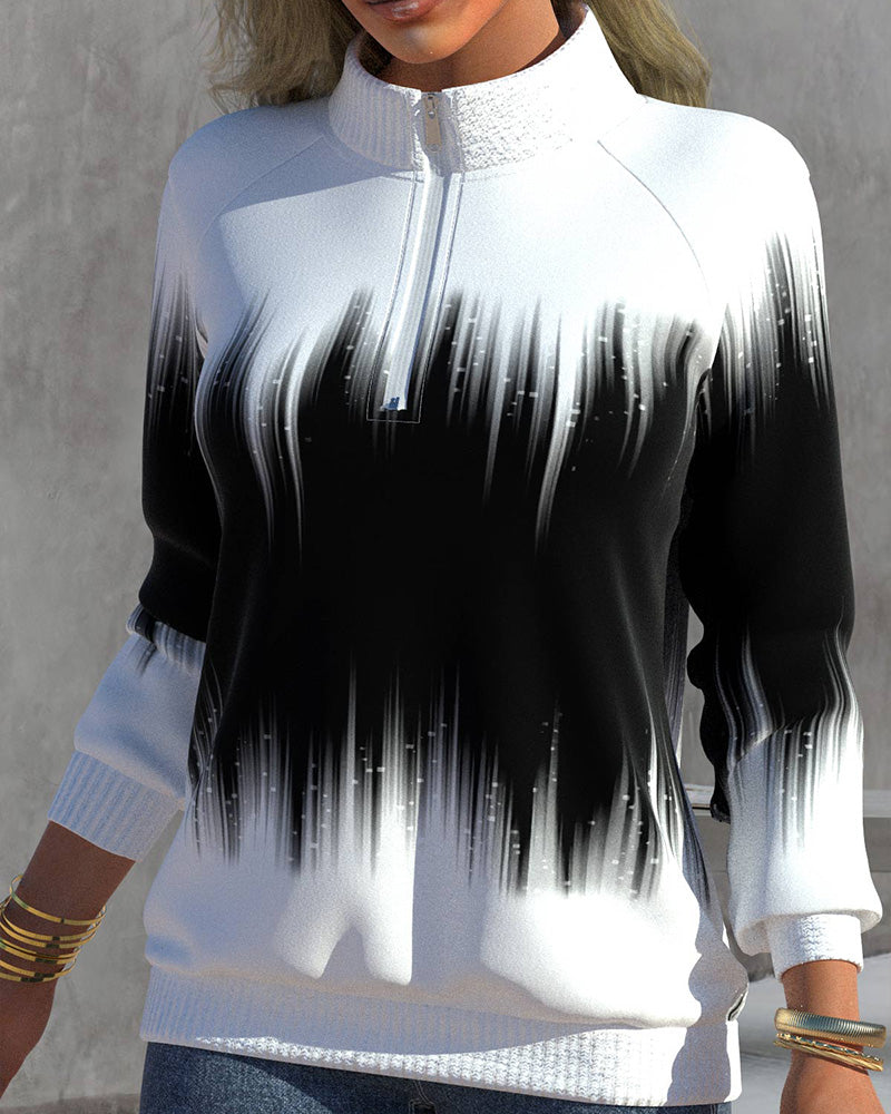 Sweatshirt with collar