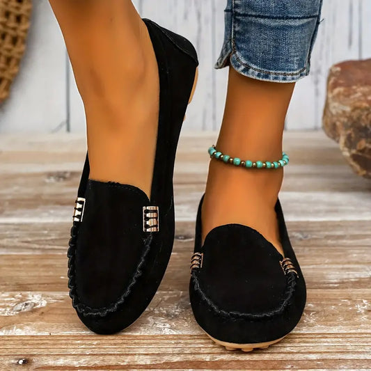 Georgia - Casual flat shoes to slide into