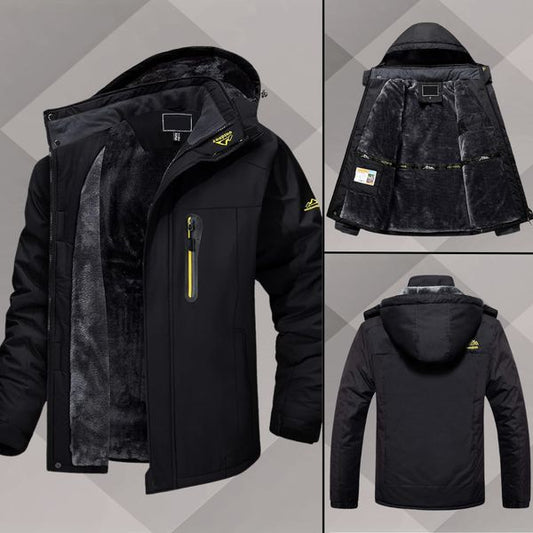 Winter jacket | Technical men's winter jacket with fleece lining