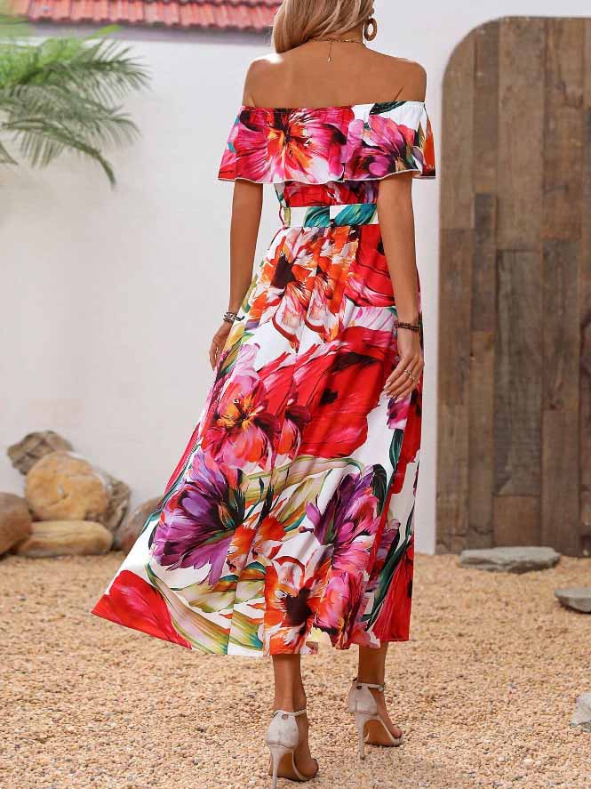 Eloise - Printed long dress