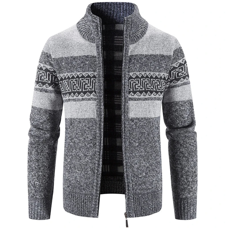 Gilet Victor Autumn Breeze - Tricoté pour un look d'hiver frais