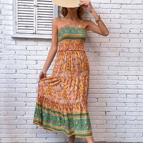 Amelia - Bohemian dress with ruffles