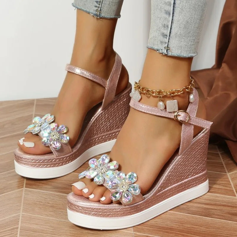 Billie - Summer wedge sandals for women