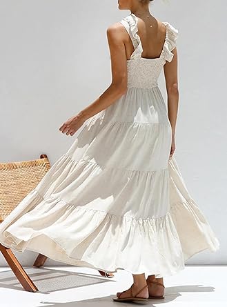 Rebecca - Maxi dress with fringe