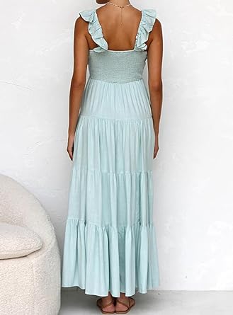 Rebecca - Maxi dress with fringe