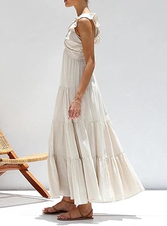 Rebecca - Maxi dress with fringe