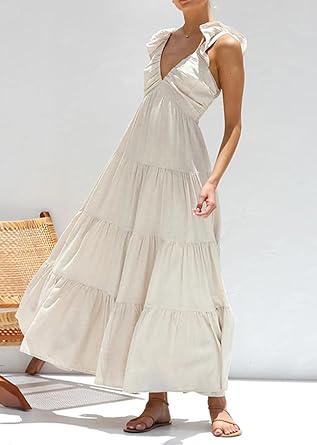 Rebecca - Maxi dress with fringe