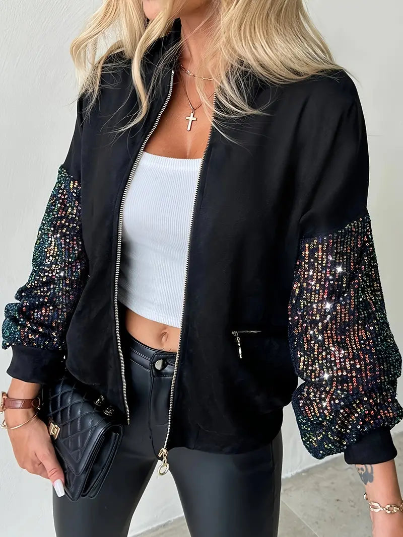 Melanie - Women's Sequin Jacket