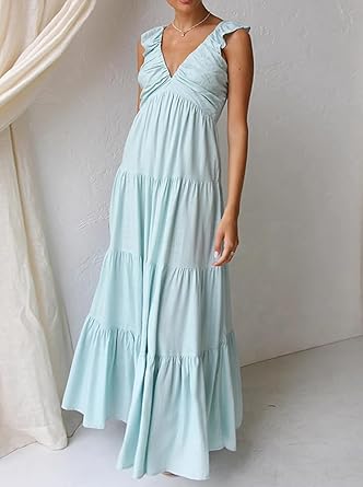 Rebecca - Maxi dress with fringe