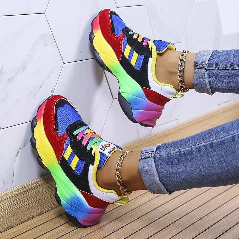 Colorful orthopedic sneakers - Klea