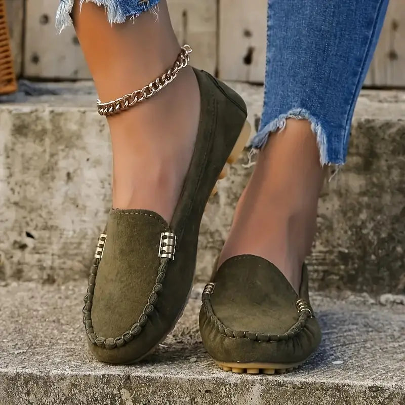 Georgia - Casual flat shoes to slide into