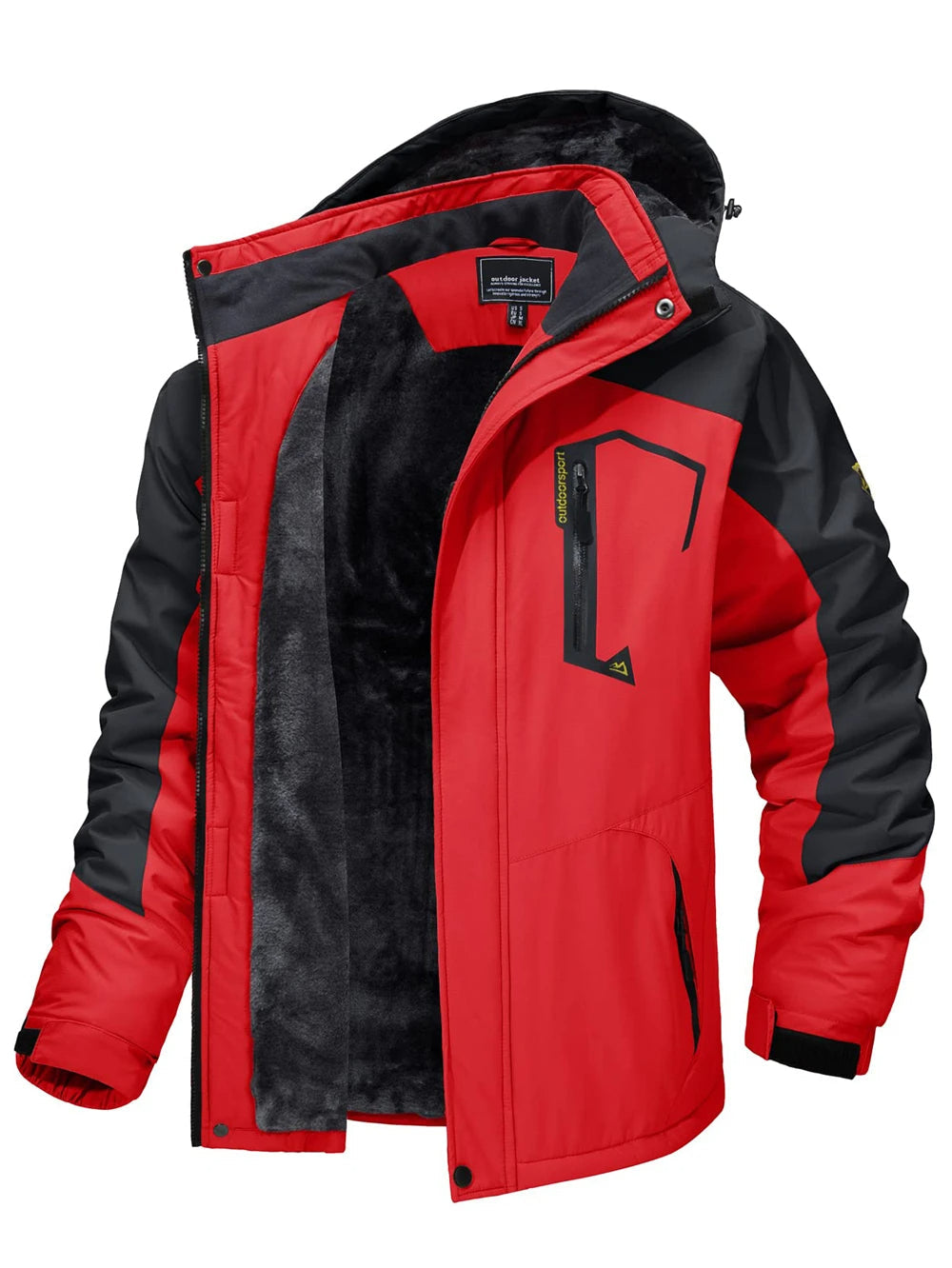 Mats - Fleece Gevoerde Parka met Capuchon