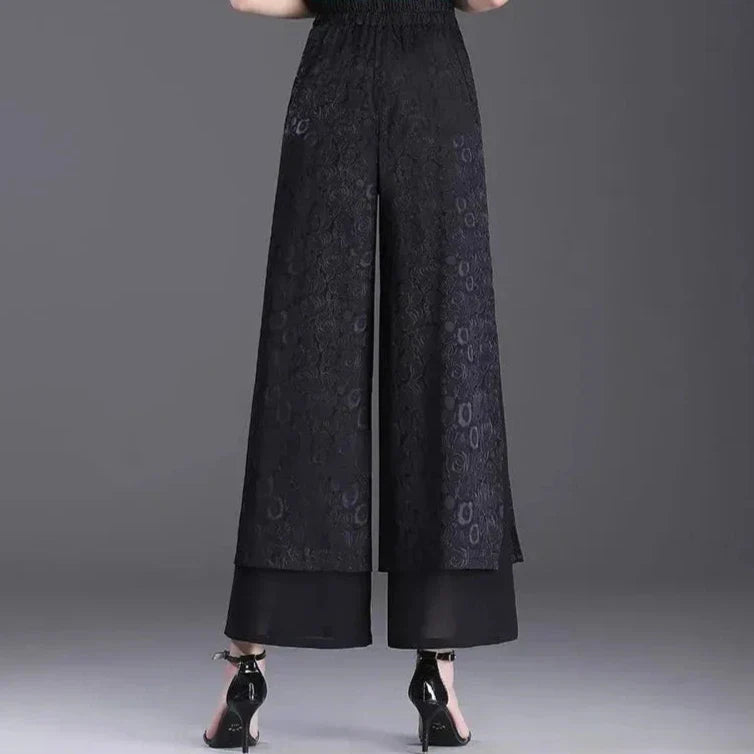 Agatha - Double layered wide trousers