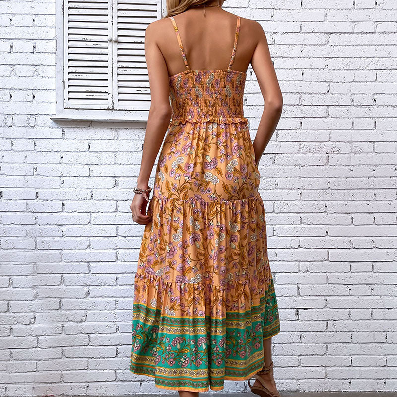 Amelia - Bohemian dress with ruffles