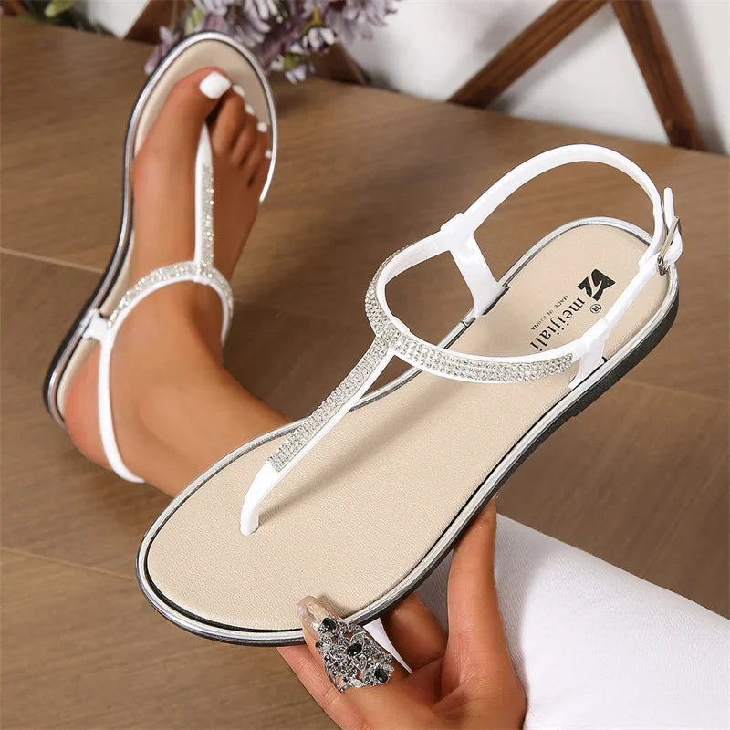 Valencia - Fashionable rhinestone sandals