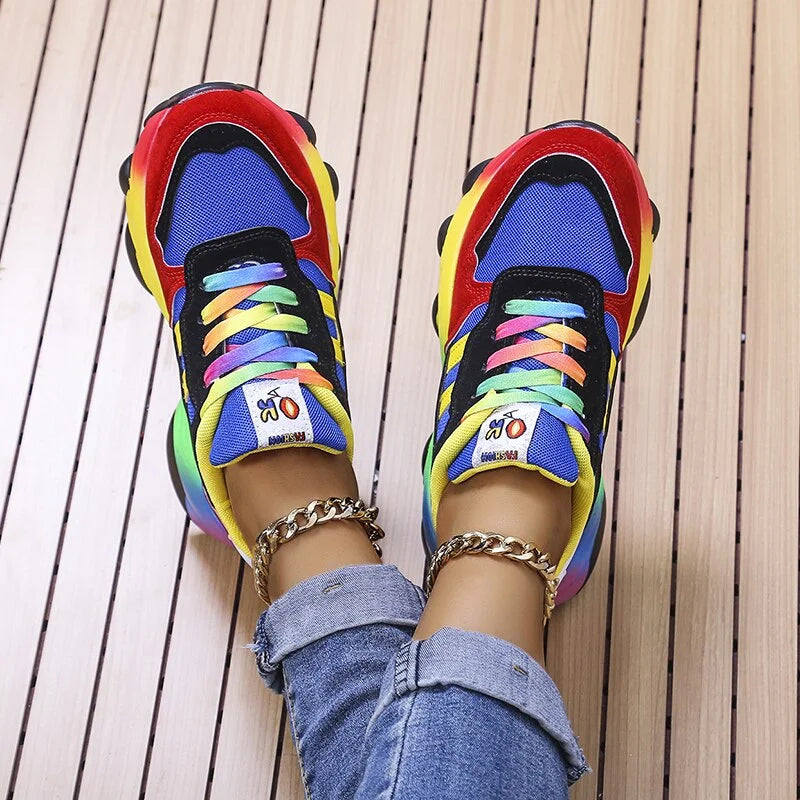 Colorful orthopedic sneakers - Klea