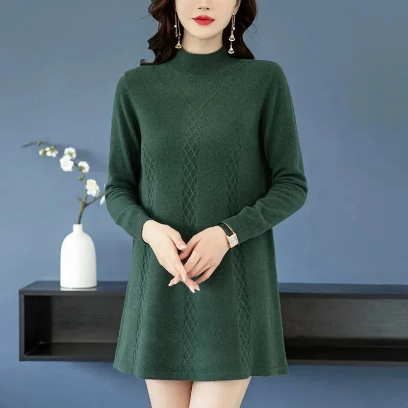 Fiona - Knitted winter dress