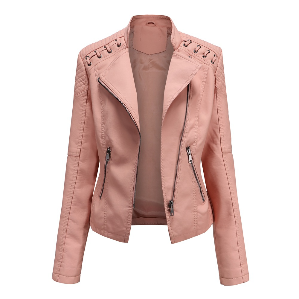 Lana - Stylish and timeless women's leather jacket