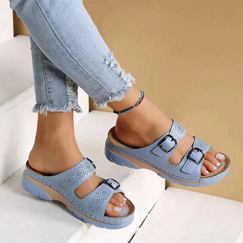 Pearl orthopedic sandals