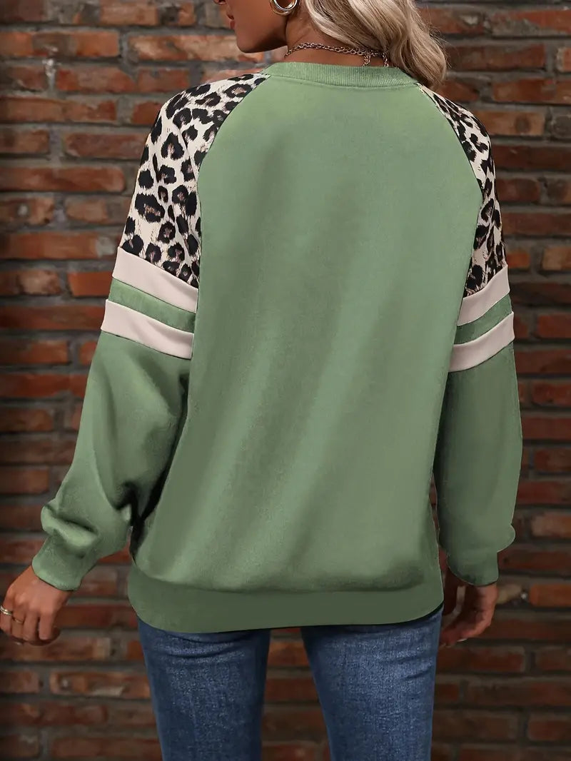 Marty - Sweater met luipaardprint