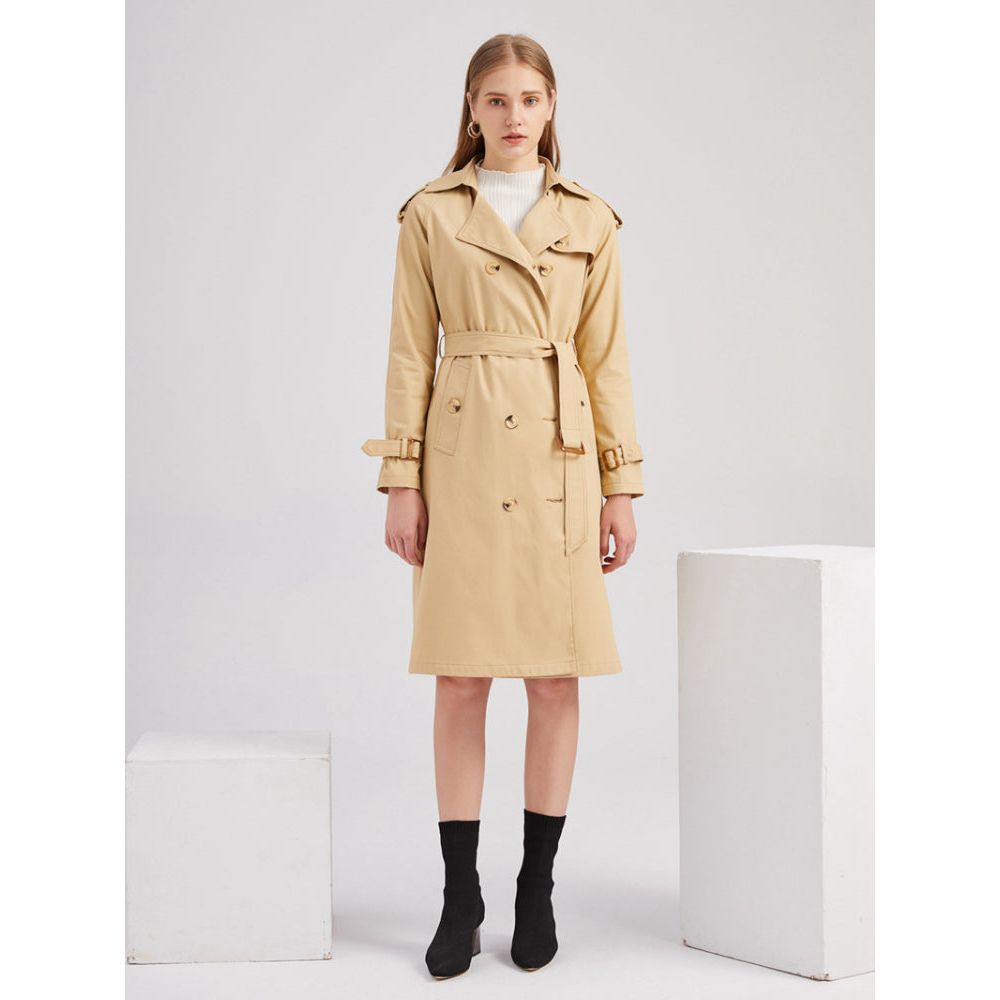 Trench-coat - Intemporel - Résistant aux intempéries, coupe élégante, haute qualité - Parfait pour les conditions météorologiques changeantes 