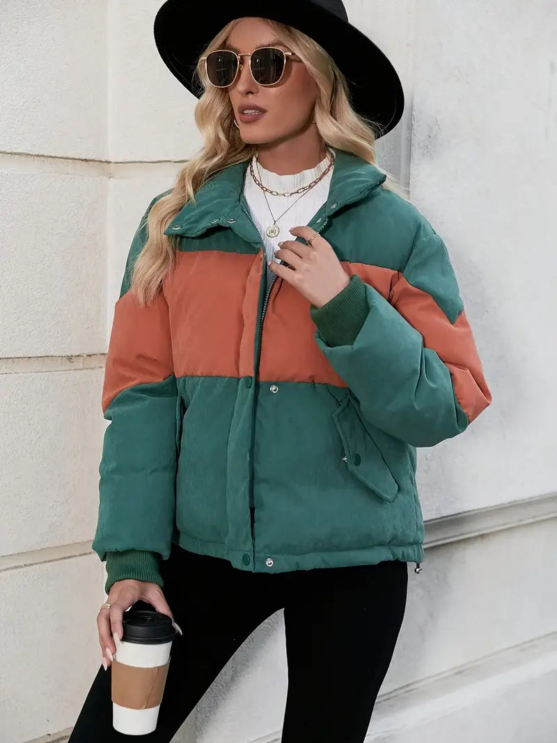 Kendall - Veste zippée à blocs de couleurs