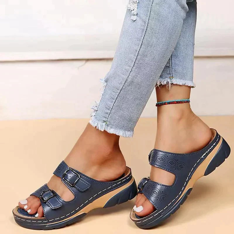 Pearl orthopedic sandals