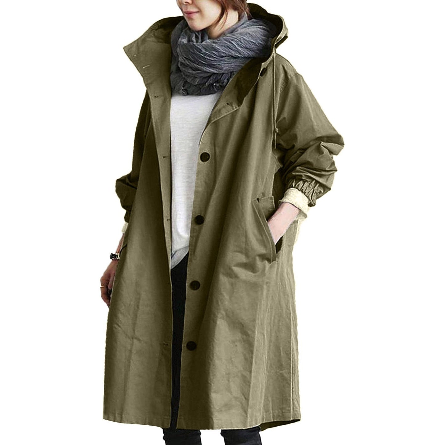 Imperméable long imperméable pour femme