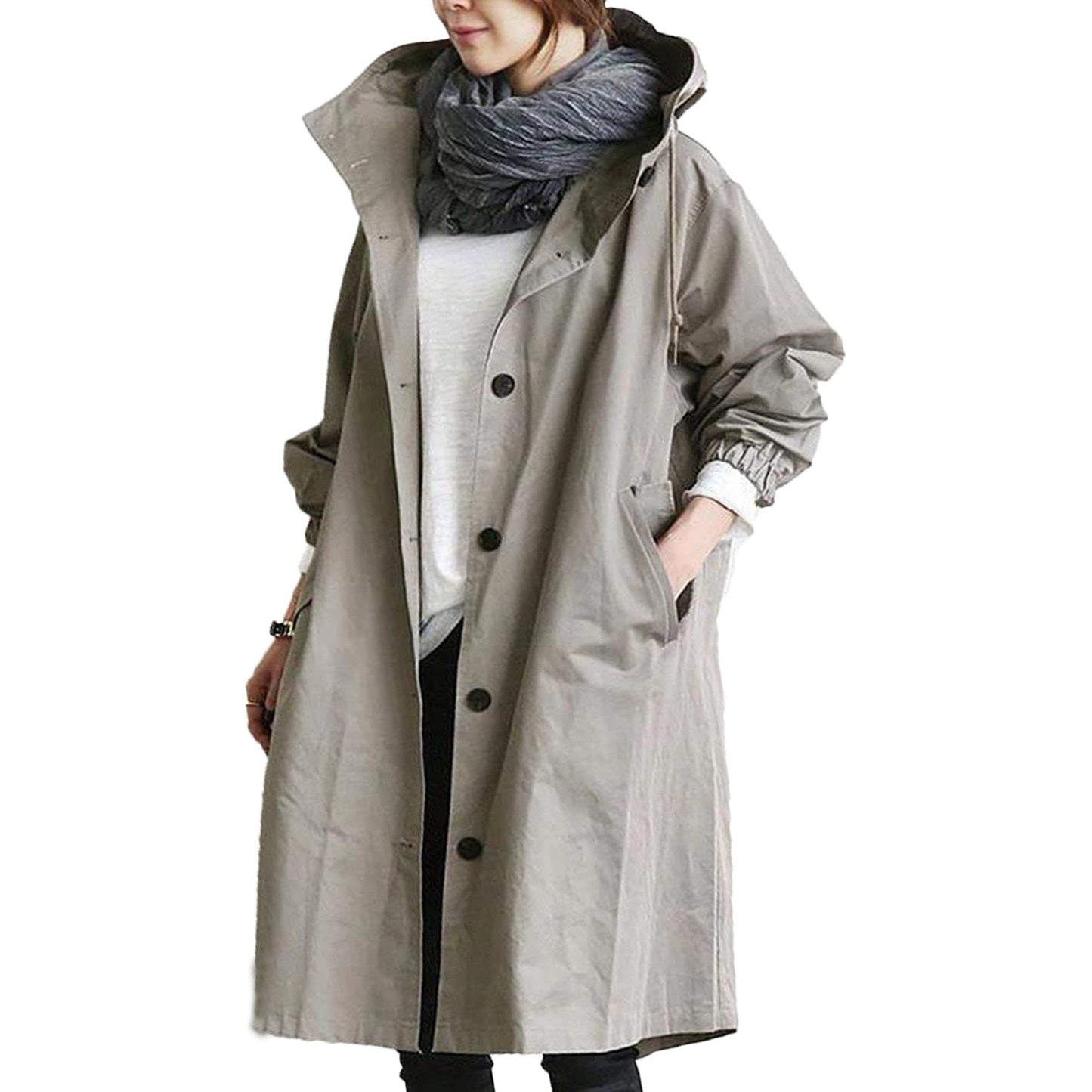 Imperméable long imperméable pour femme