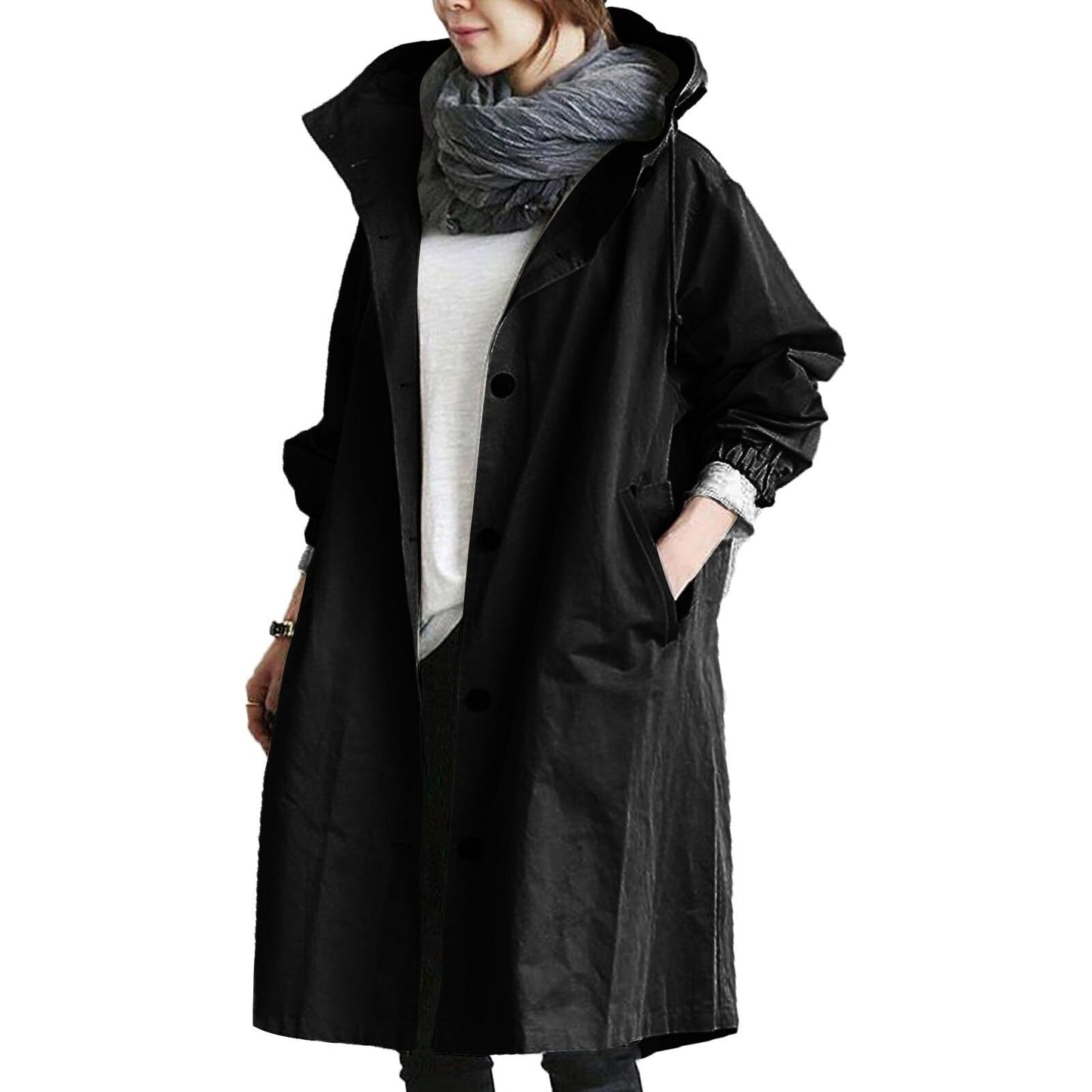 Imperméable long imperméable pour femme