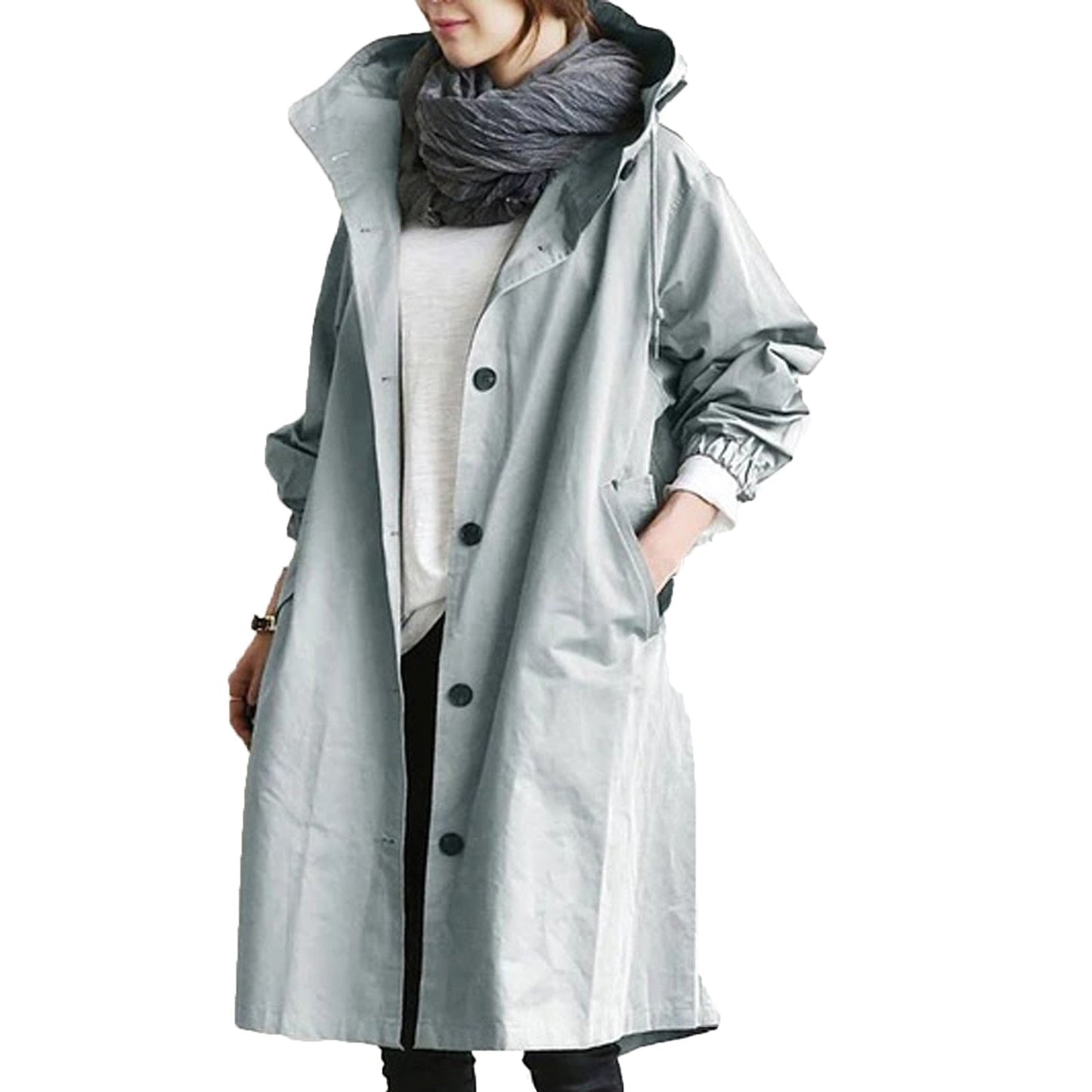 Imperméable long imperméable pour femme