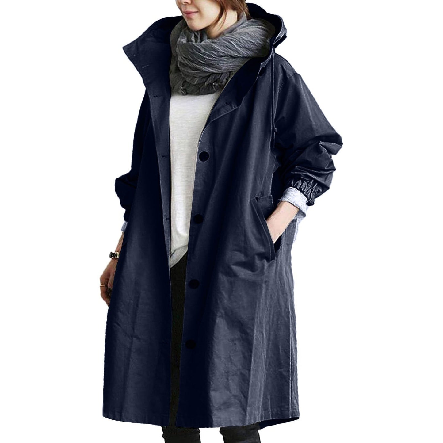 Imperméable long imperméable pour femme