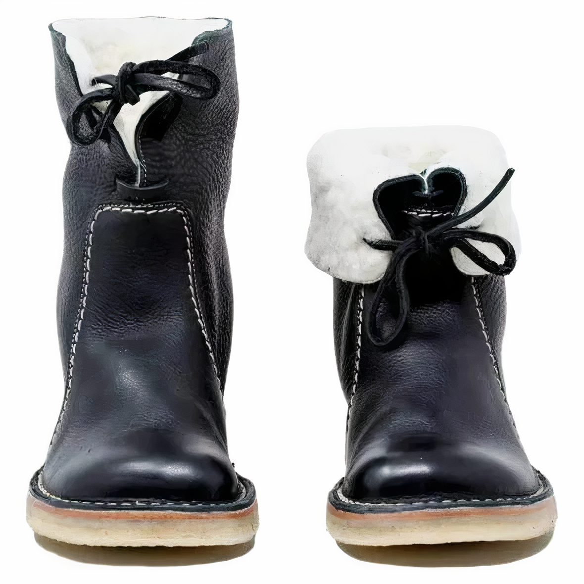 Bottes de neige en cuir - Andrea